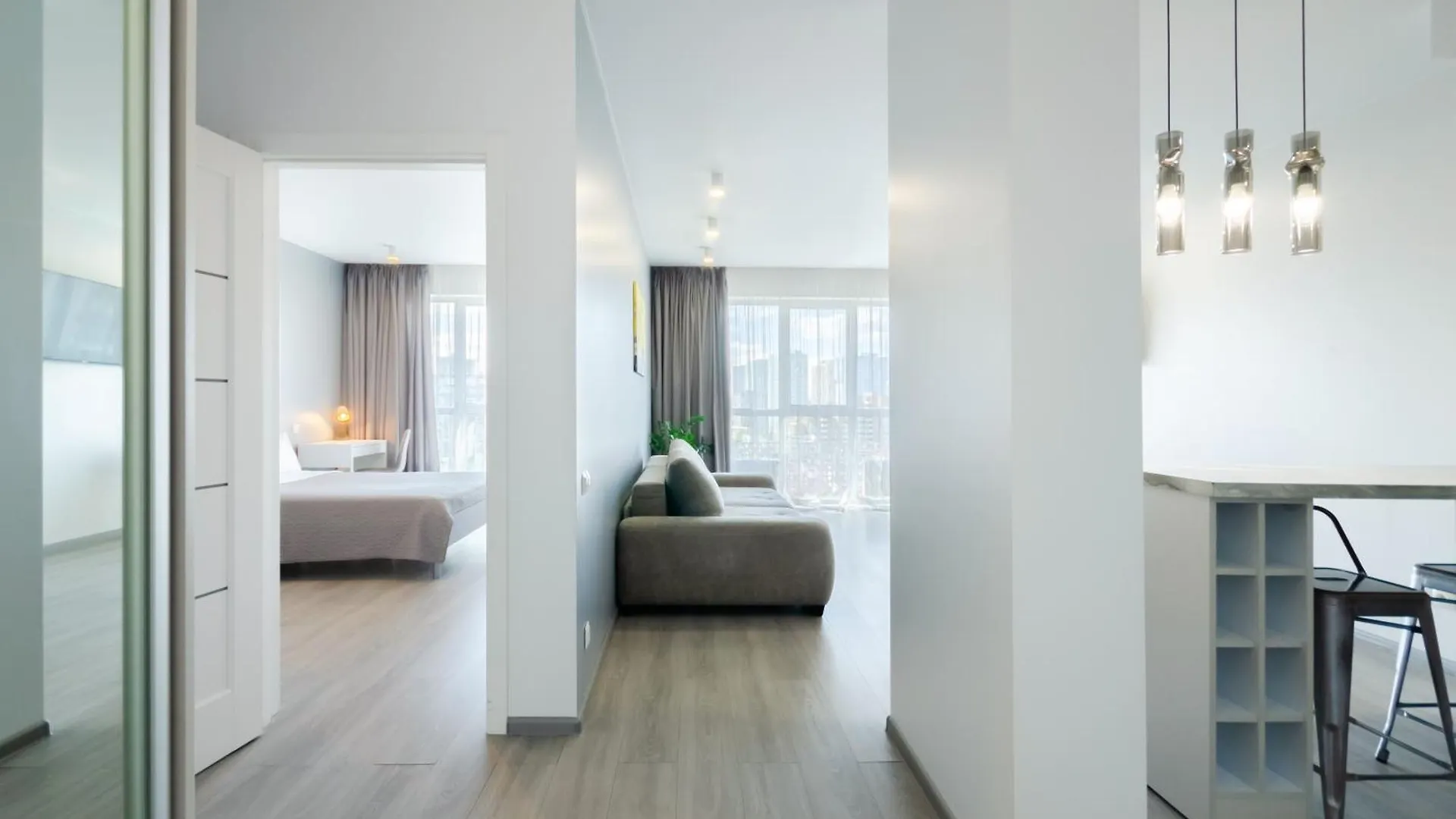 Appartement Petrovdom 90-201 In Rc Kvartet Modern Life In Black And White, 16Г Vasyl Lypkivskyi Street Kiev